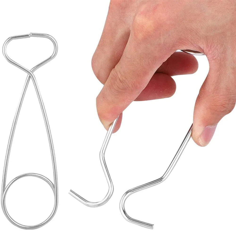 Esparcidores de boca de pescado, abridor de labios de pescado, colgador de botella de agua, esparcidor de mandíbula multifuncional, colgador de olla, herramienta colgante para acampar al aire libre - imagen 4