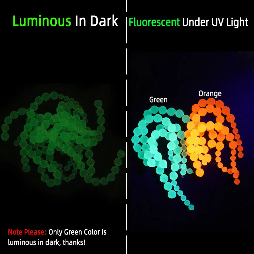 Bimoo-20 cuerdas de 3,5mm y 5,5mm, señuelo suave y realista, Material luminoso para atar moscas, huevos de pescado, Rojita de pescado, anzuelo triple, cebo de cabeza de acero - imagen 5