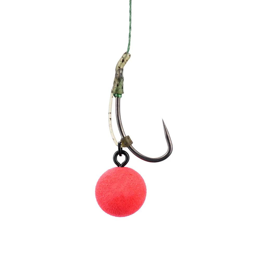 Hirisi D-Rig Premontado - Manguitos Antienredos para Boilies