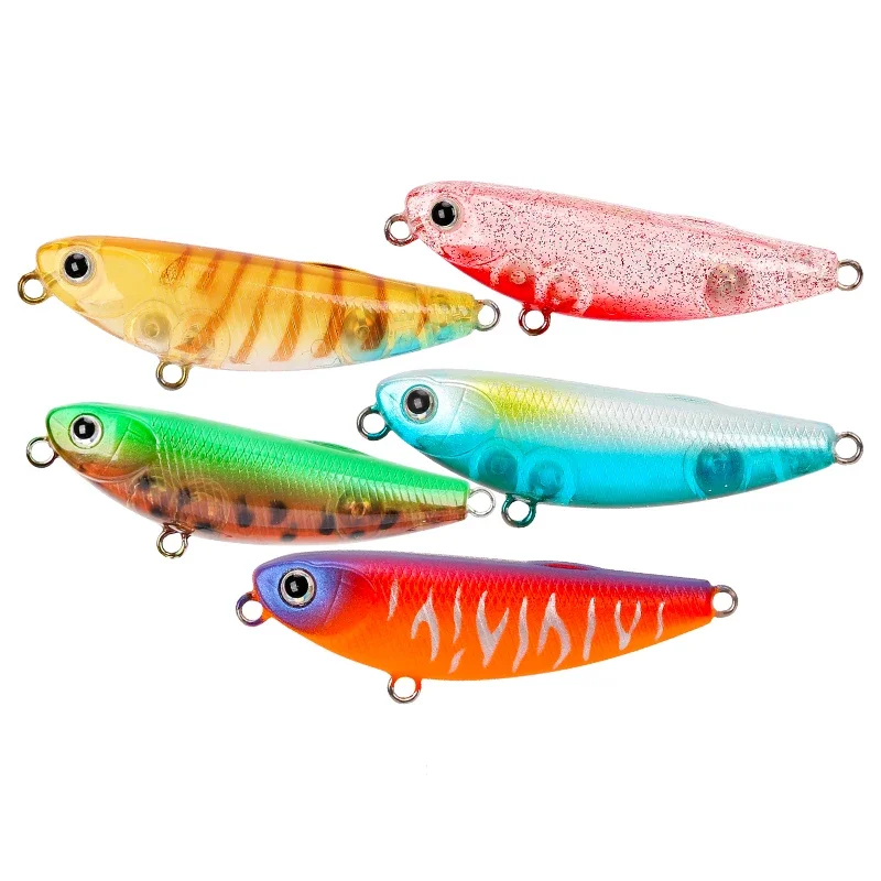 TSURINOYA 50mm 5g señuelo de pesca Topwater DW62 lápiz flotante cebo duro Mini lápiz cebos duros artificiales lubina trucha Pike Wobbler - imagen 5