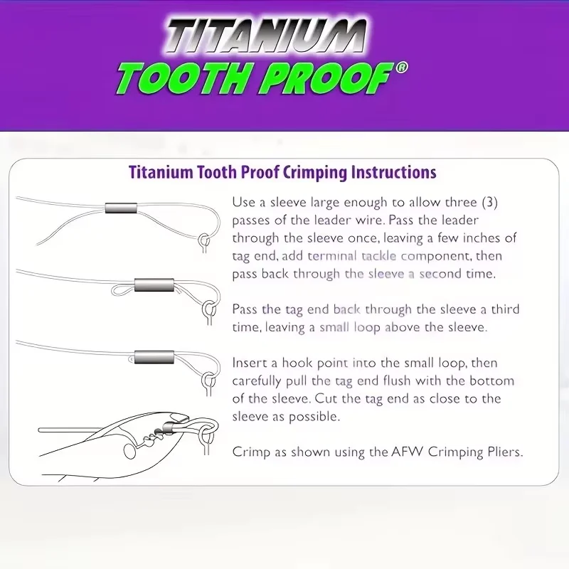 Línea de titanio antimordeduras ultra profesional para agua salada - imagen 4