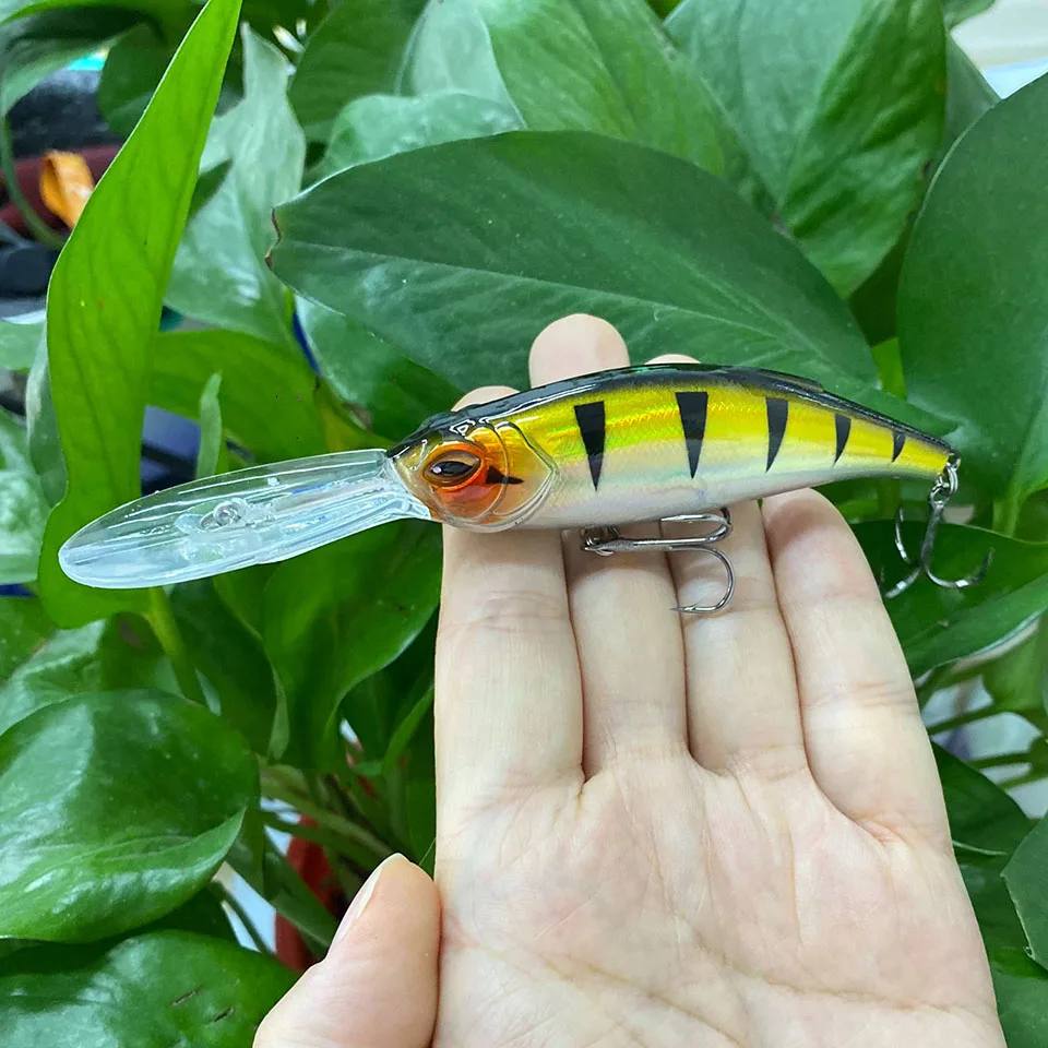 WALK FISH-señuelo de Pesca japonés flotante, cebo duro, Isca Artificial para Lucio, trucha, lubina, Swimbait, Wobbler, 85mm, 17,5g - imagen 5