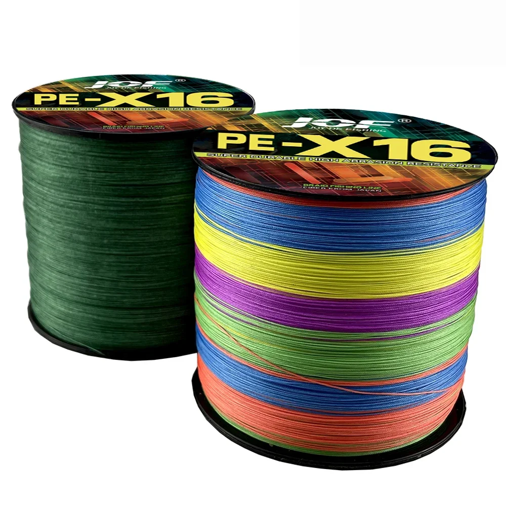 Línea de pesca JOF 500M 4/8/16 hebras alambre trenzado multifilamento resistente al desgaste x4/x8/x16 10LB-200LB accesorios de pesca línea PE - imagen 5