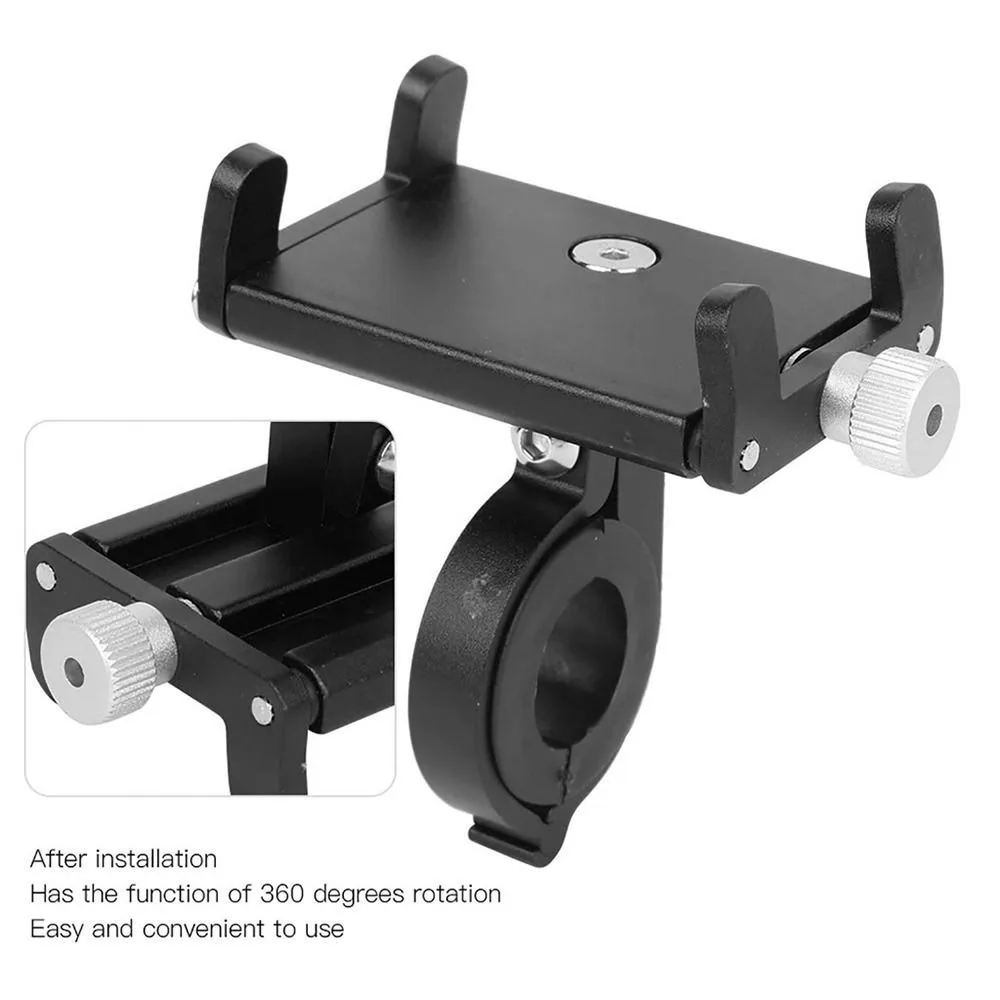 Soporte duradero para teléfono móvil, soporte para teléfono de bicicleta, soporte ajustable de aleación de aluminio para bicicleta de montaña y carretera - imagen 4
