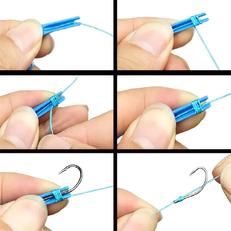 Extractor Universal de pesca 3 en 1, herramientas para atar nudos de uñas, removedor de anzuelos, herramienta para atar nudos rápidos, Color aleatorio, 1 ud. - imagen 4