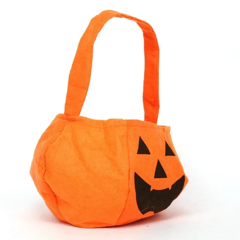 Bolsa de dulces de Halloween, suministros para fiestas infantiles, bolsa de moda, bolsa de calabaza con sonrisa navideña, regalos para niños - imagen 3