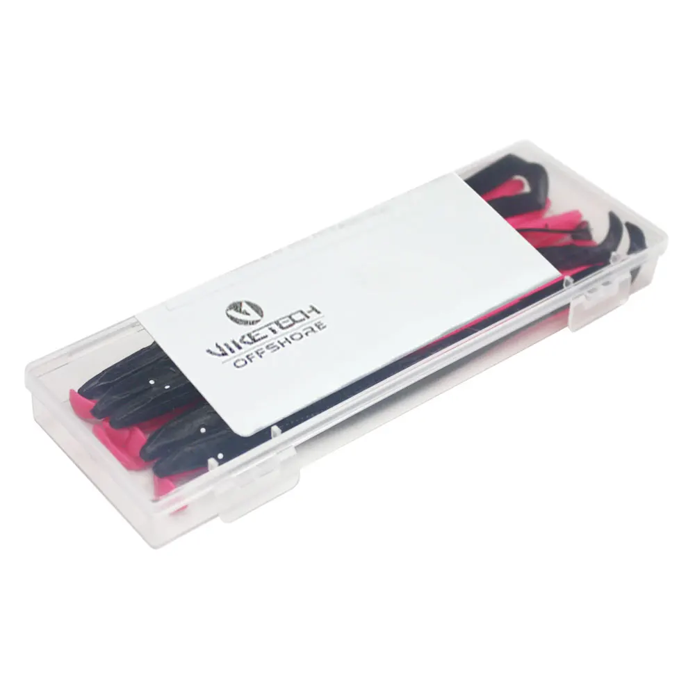 Señuelos de pesca de silicona, cebos blandos con diseño de cola en T para agua dulce y salada, Swimbaits artificiales hechos a mano, 10 Uds. - imagen 5