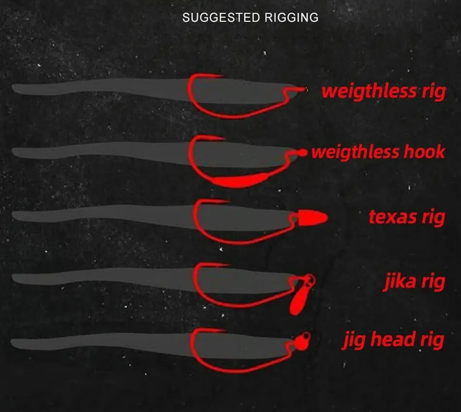 Señuelo de pesca suave 10 uds/lote 130mm 3,8G cebo artificial aparejos de pesca Crazy Slug de calidad Worms Shad Eel Seabass - imagen 2