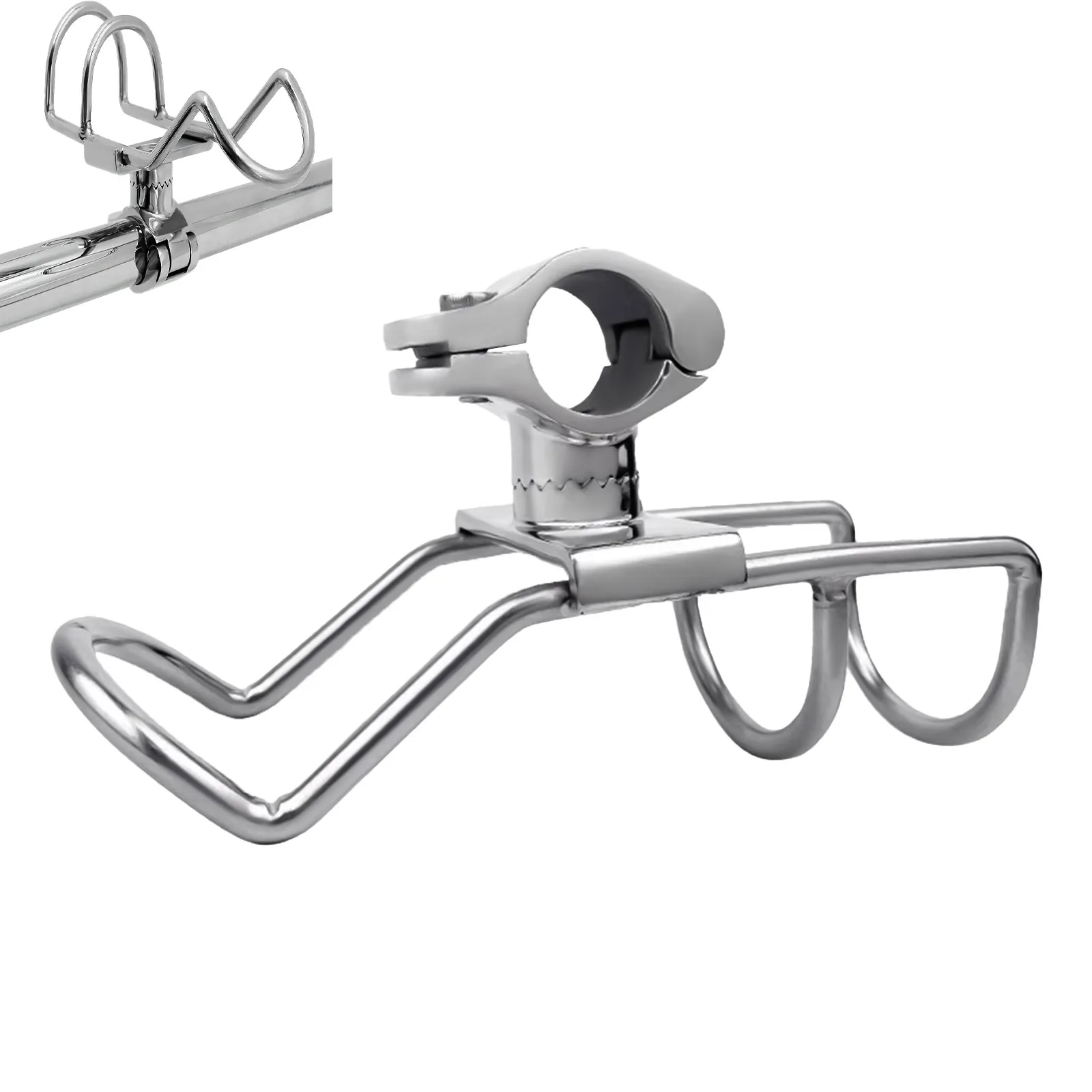 Soportes de caña de pescar de acero inoxidable para barco, resistente al óxido y a la corrosión, soporte para caña de pescar, accesorios de pesca - imagen 3