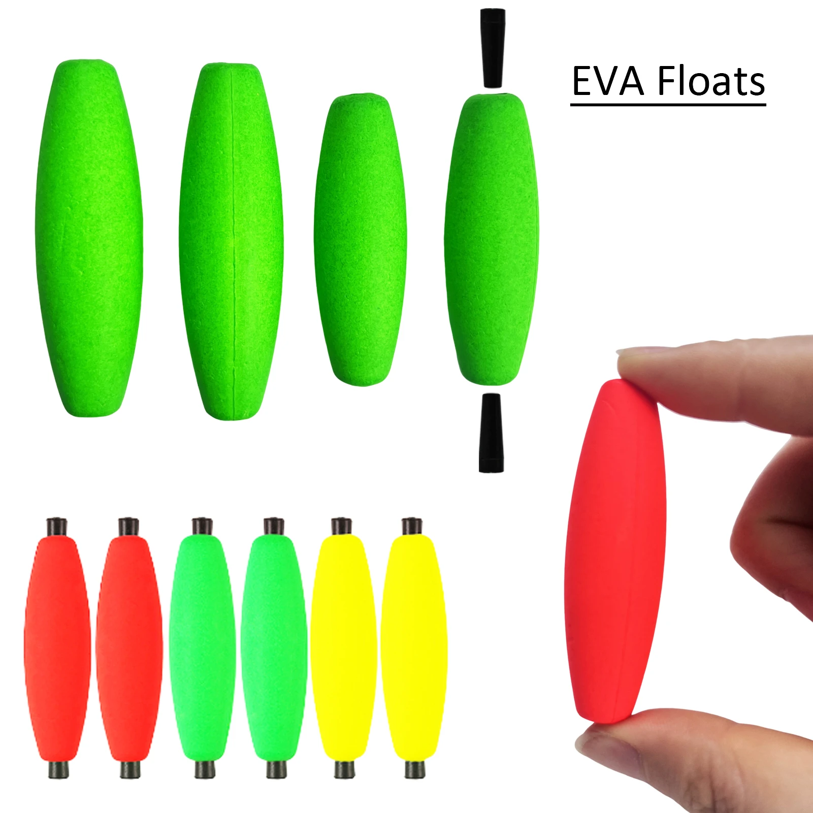 FREE FISHER Kit de flotadores con emerillones y anzuelos
