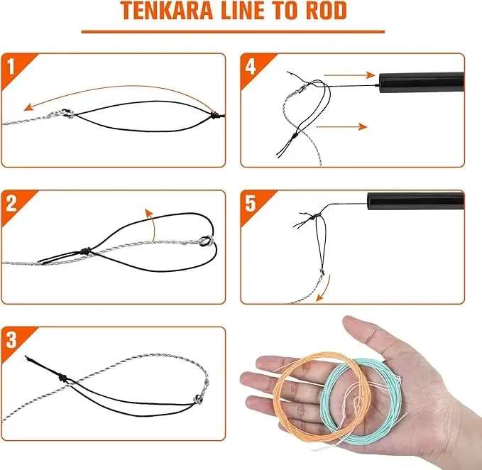 Goture Línea Tenkara Flotante Cónica con Tippet para Trucha - imagen 2