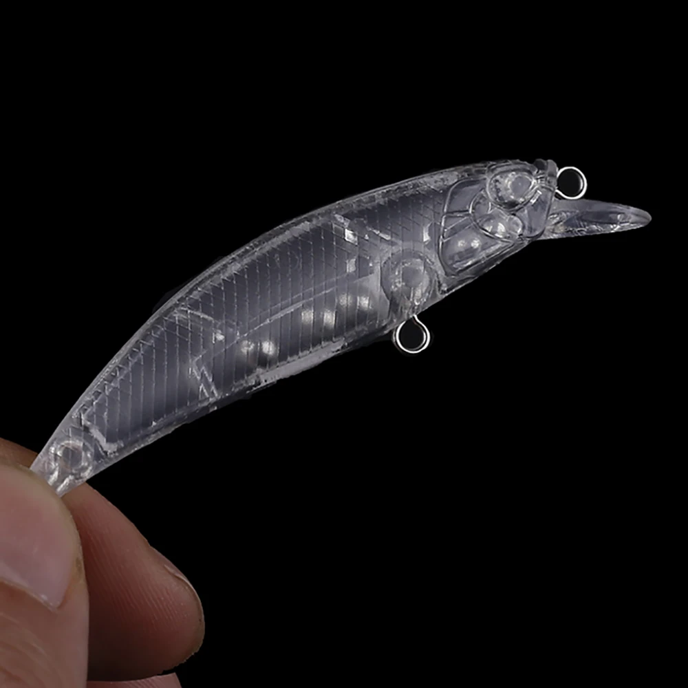 Chan'sHuang-Cebo en blanco sin pintar para 20 piezas, cebo de buceo, labio que se hunde, piscardo, 7CM, 3,5G, aparejo de señuelo de pesca Artificial hecho a mano - imagen 5