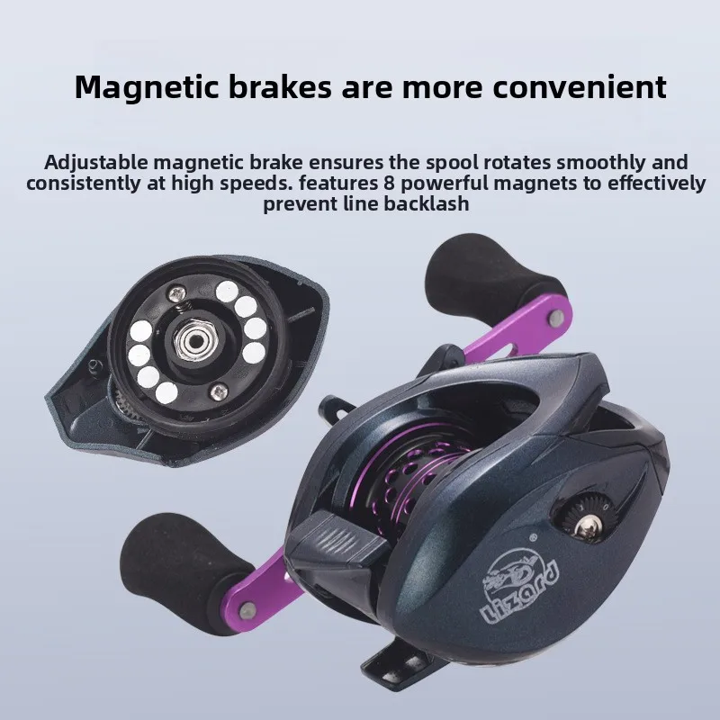 Carrete Ultraligero con bobina de metal para agua salada y dulce - imagen 4