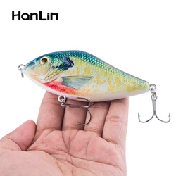 Hanlin Crankbait para lucio y musky – Hundimiento lento
