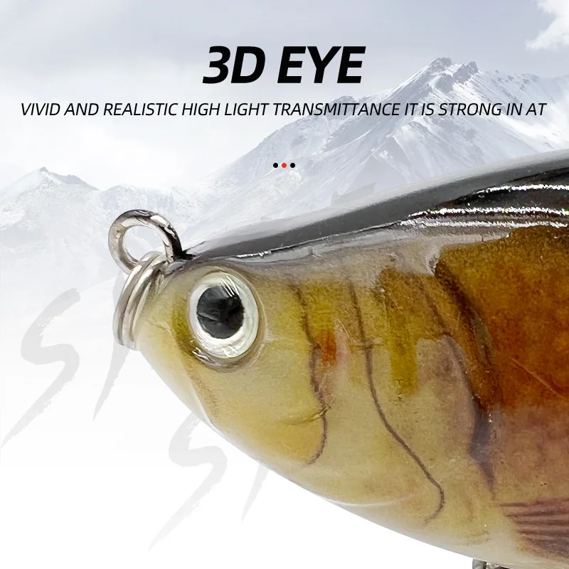 Fishing Bait Artificial Crank Trout Articulated Multi-joint Slow Sinking Swimming Bass Top Water Hard Bass Bait Fishing Tackle - imagen 4