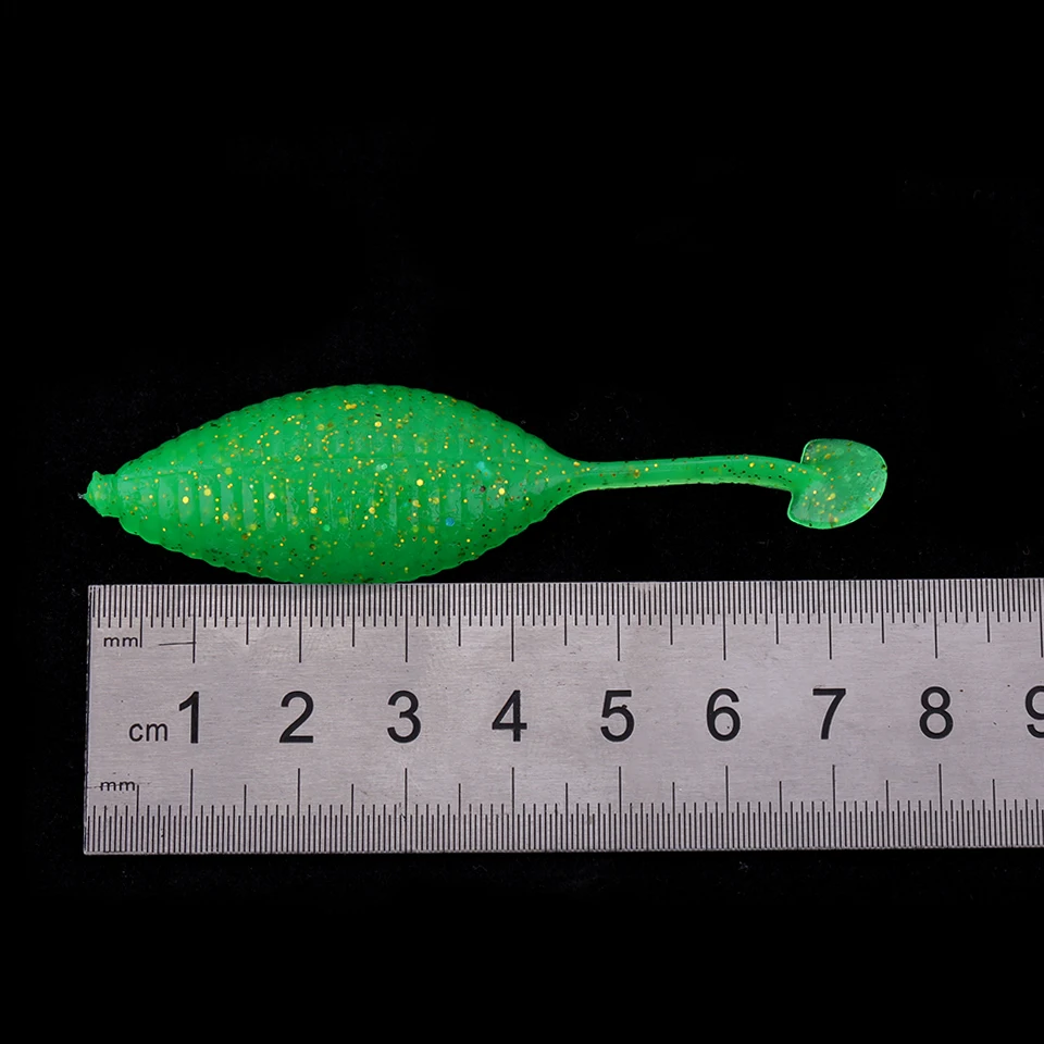 WALK FISH-SEÑUELOS blandos flotantes para pesca, gusano de pesca, TPR, Lucio, Swimbait, Jigging, cebos de plástico, 75mm, 3,3g, 6 unidades por lote - imagen 3