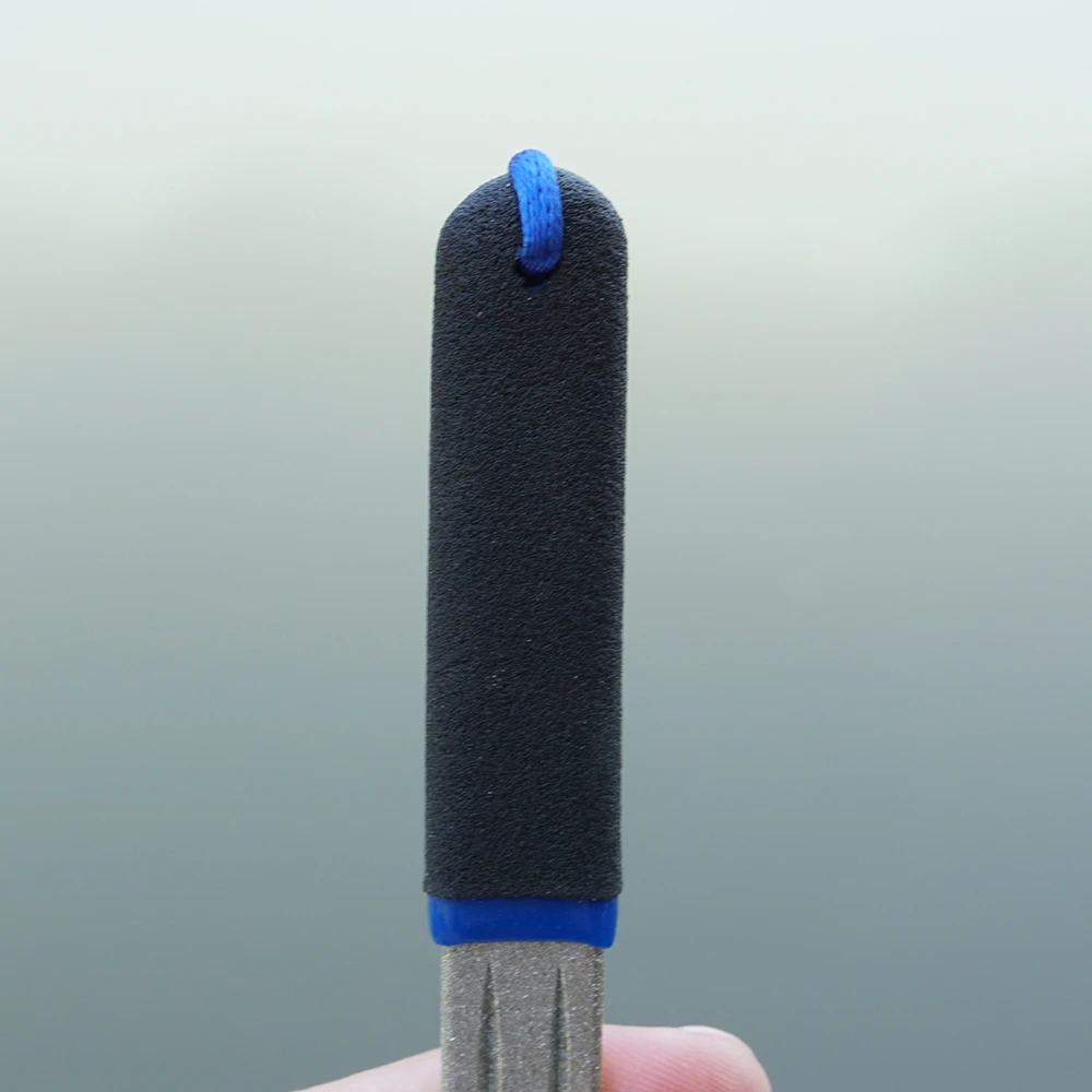 Afilador de anzuelos de pesca Hirisi, herramientas portátiles para afilar anzuelos de piedra para accesorios de pesca al aire libre HS02 - imagen 4