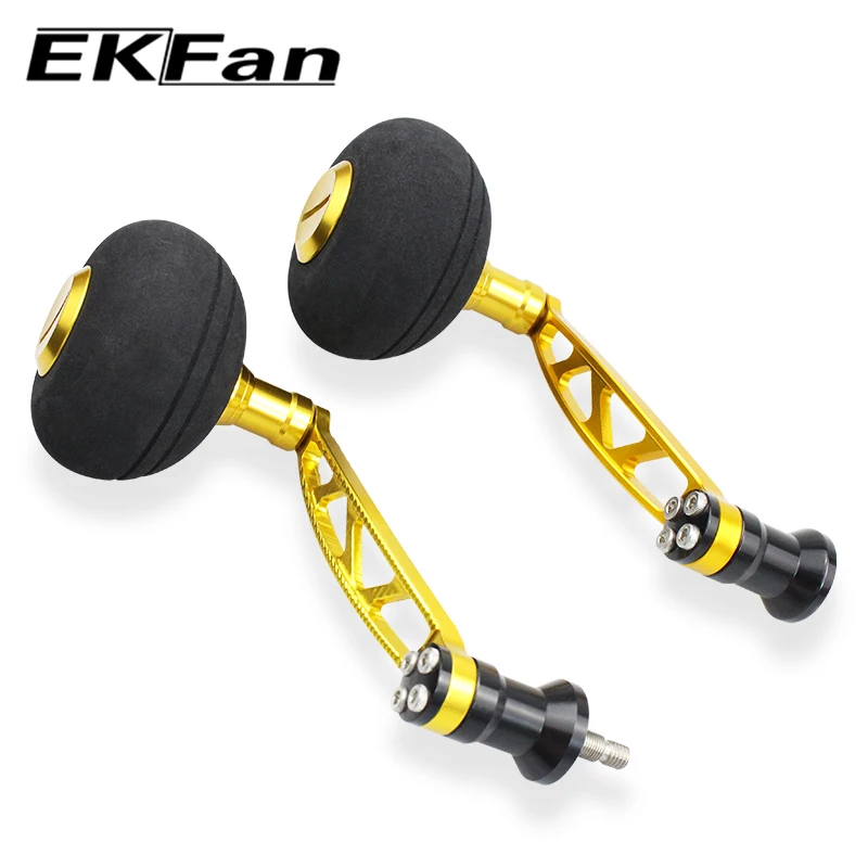 Ekfan-perillas EVA50MM para carrete de pesca giratorio DAI & SHI, Material de aleación de aluminio Procese, 83MM - imagen 3