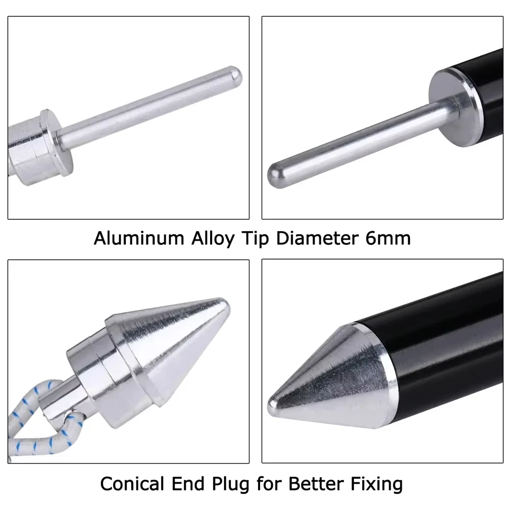 Goture, postes de tienda de campaña de 12 secciones, postes de tienda de aluminio, poste de lona para acampar, postes de tienda plegables ajustables, toldos, dosel, varilla de lluvia - imagen 4