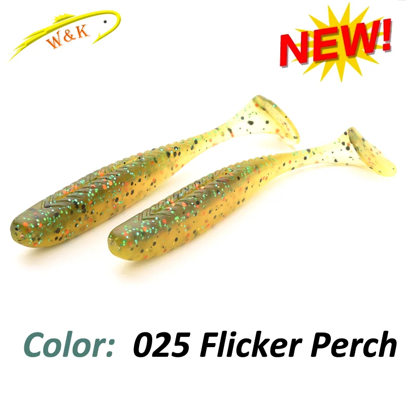 Shad Jig Rig con aroma a camarón – Señuelo blando para perca y lubina - imagen 4