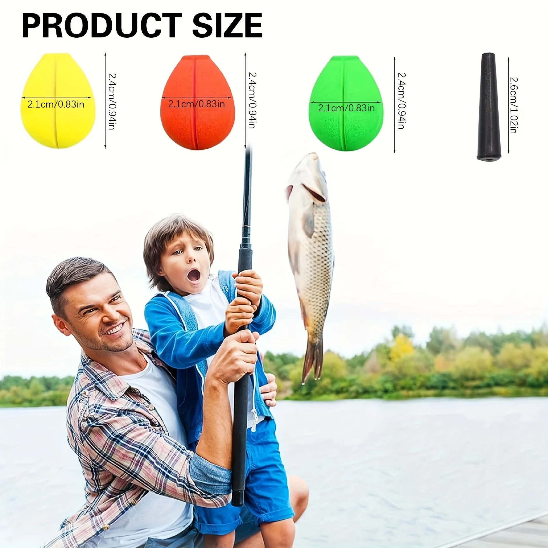YOTO Flotador indicador de picada para pesca con mosca en trucha - imagen 5