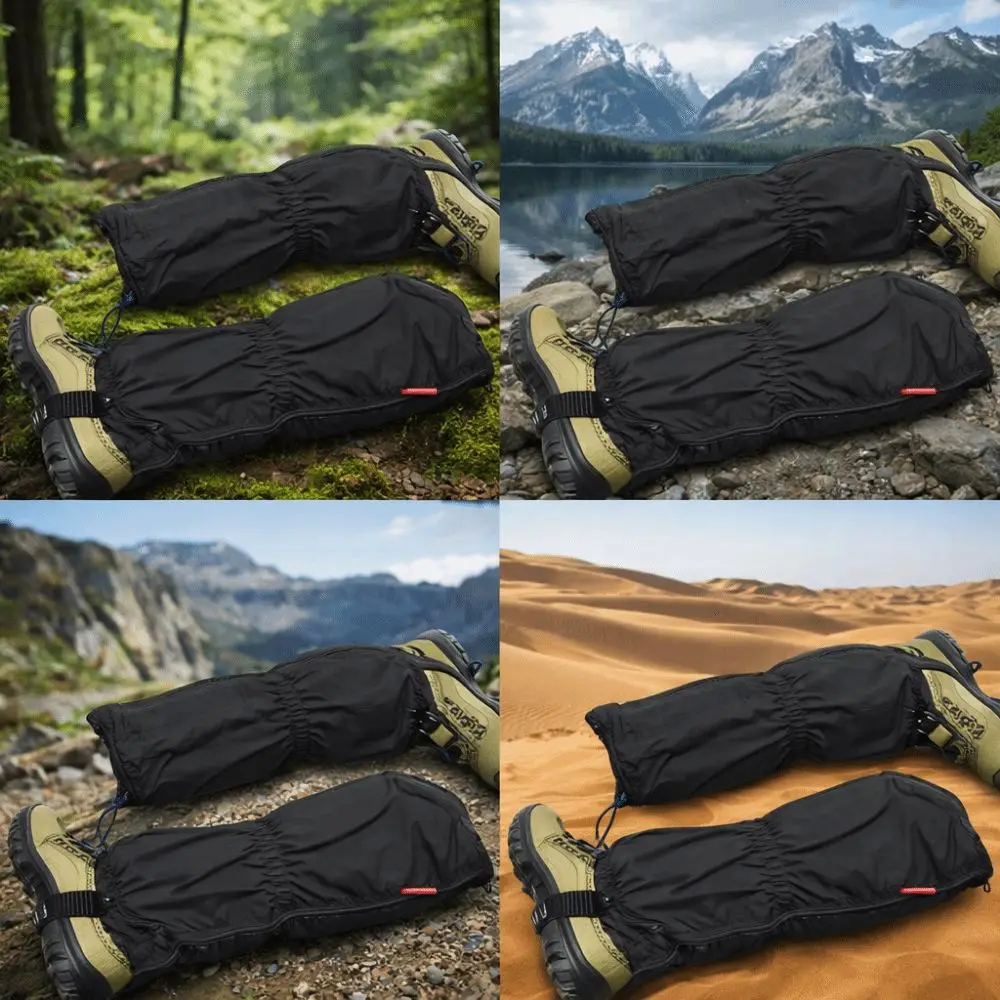 Polainas impermeables cortavientos – Cubrebotas antinieve para esquí - imagen 3