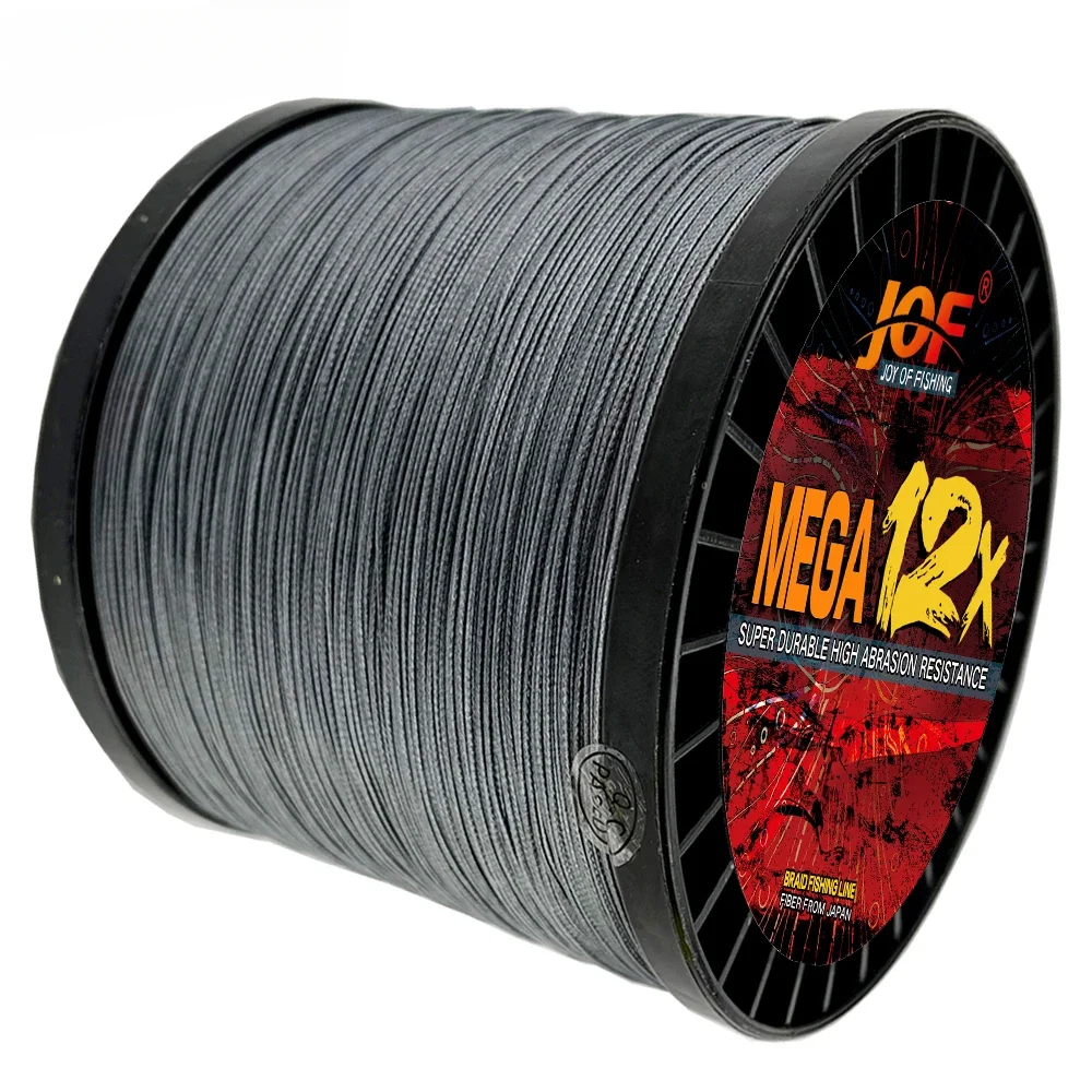 JOF X12 1000-100M hilo de pescar multifilamento PE trenzado 12 hebras línea de PE fuerte de alta calidad pesca en el mar agua salada 11,3-54,5 KG - imagen 2
