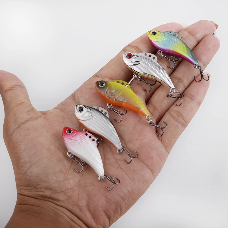 Crankbait Wobbler de 1 piezas, 4Cm, 4G, Wobbler, señuelo duro Vib, Mini acciones, aparejos de pesca