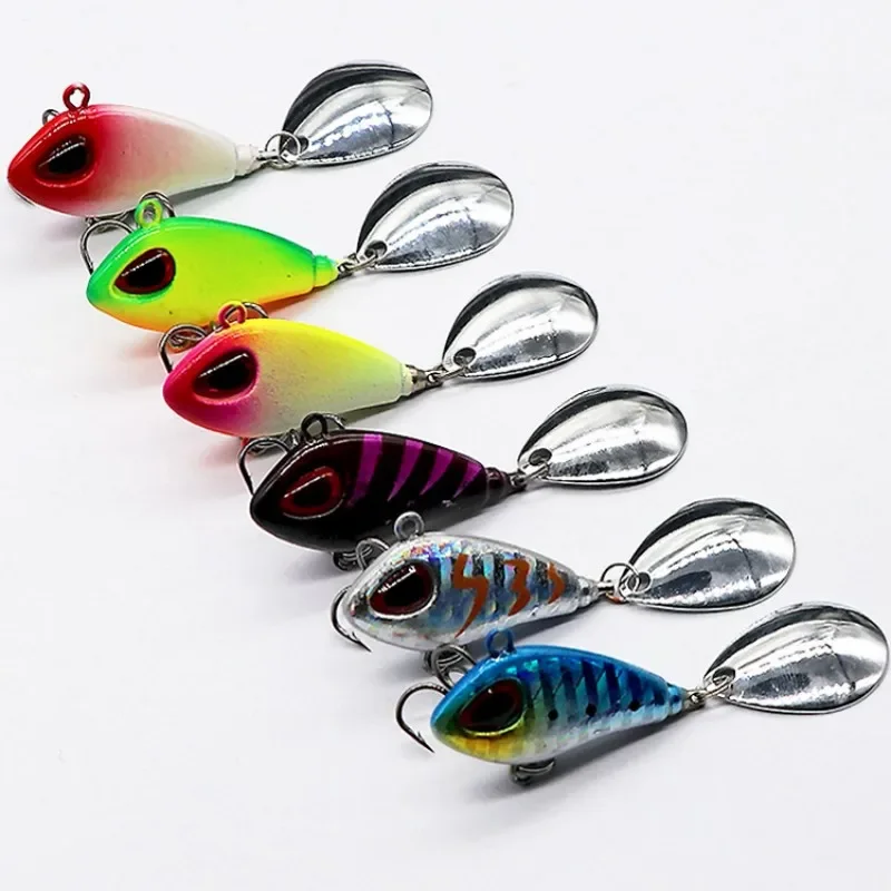 ALASICKA-Mini señuelo de pesca de Metal con cuchara, Pin Crankbait, Spinner de vibración, Wobblers de cebo de hundimiento, 6G, 10g, 17g, 25g - imagen 2
