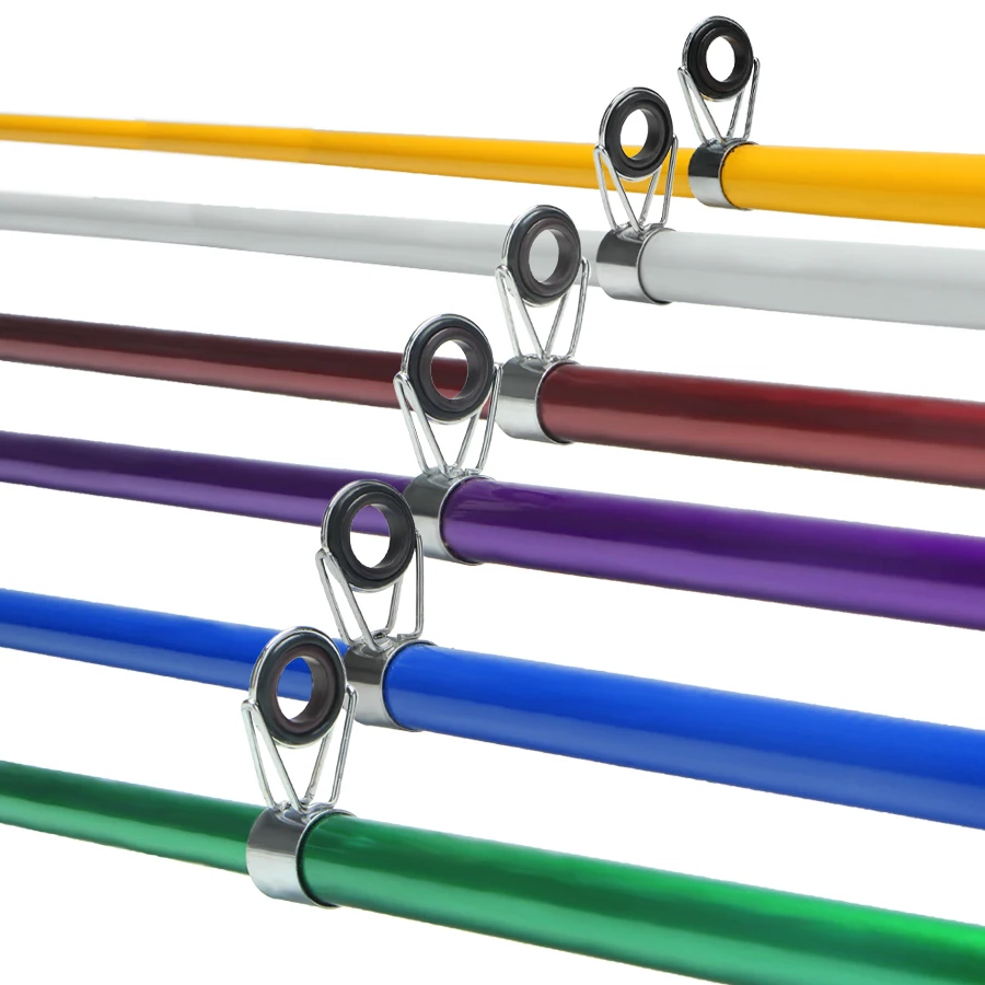 FTK caña de pescar giratoria telescópica portátil, duradera, de acero al carbono, para aventuras al aire libre - imagen 5