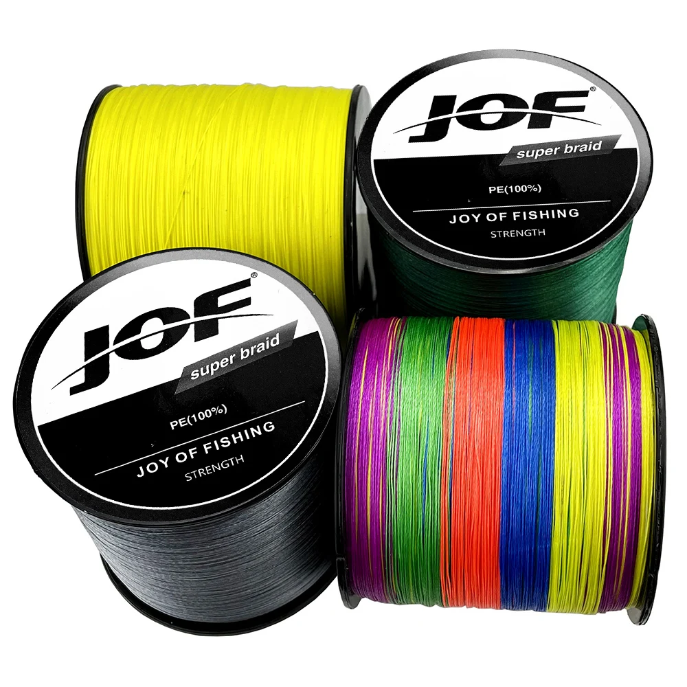 JOF-sedal de pesca de PE trenzado multifilamento, 12/16 hebras, 25-200LB, alambre de señuelo súper suave para pesca en agua dulce y sal - imagen 2