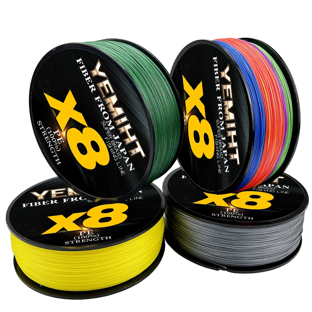 Línea de Pesca trenzada Multicolor de 8 hebras, hilo de PE de 500M, multifilamento suave, alambre de Pesca con mosca de carpa, fuerte 8 tejidos para Pesca - imagen 2