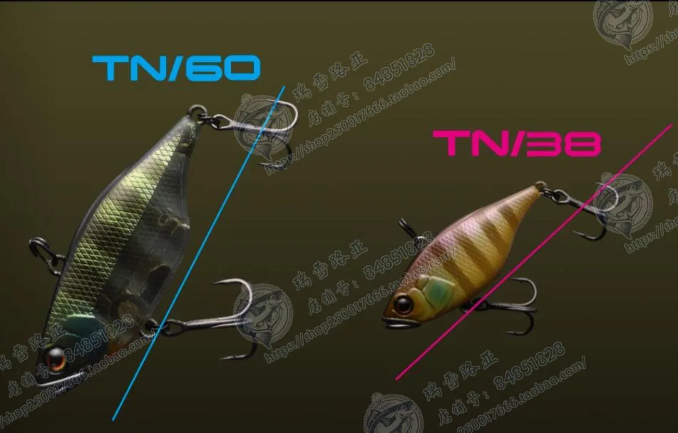 Descubra los colores vibrantes y los diseños innovadores de los señuelos de pesca TN/50 y TN/30