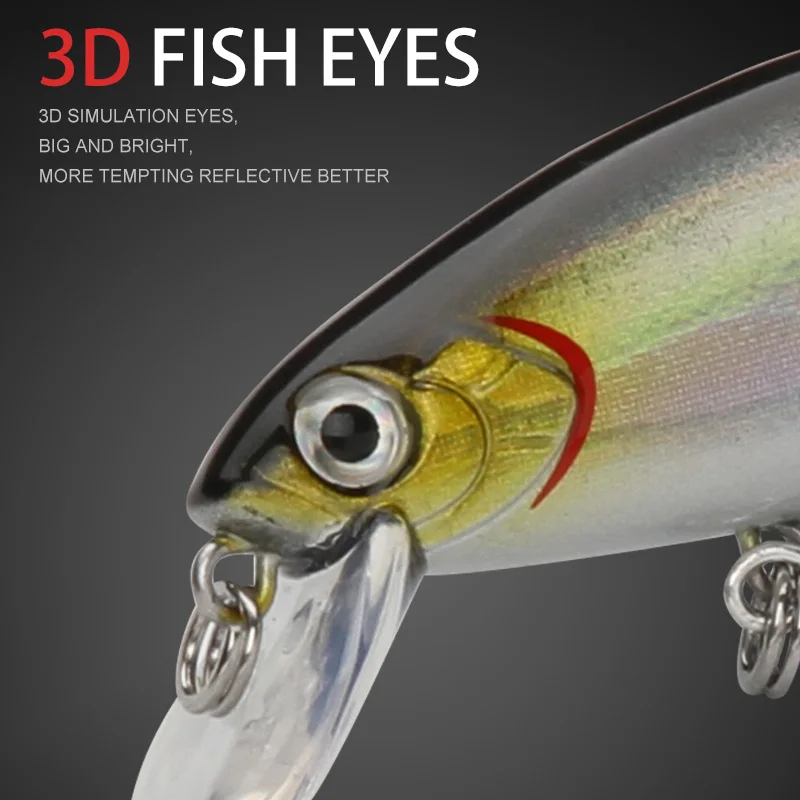 Wondershot-señuelo de pesca de 80mm y 10g, cebo duro de plástico Artificial, Jerkbait, Crankbait, aparejos de pesca de lubina, modelo A19 - imagen 5