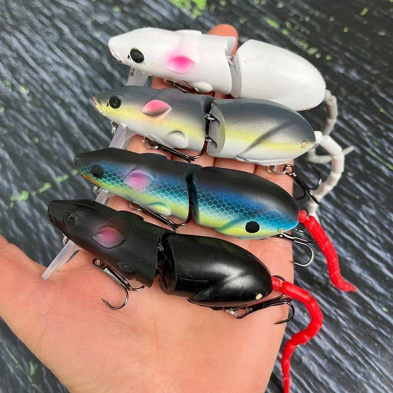 Cebo Artificial biónico 3D para rata, Swimbait flotante para Topwater, rata, Lucio, lubina, superficie de pececillo, señuelo de pesca Wobbler Spro BBZ, señuelo para rata - imagen 4
