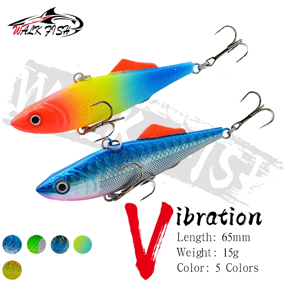 WALK FISH Señuelo de Hundimiento Invierno - Crankbait Lubina/Trucha