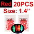 20pcs 1.4in red