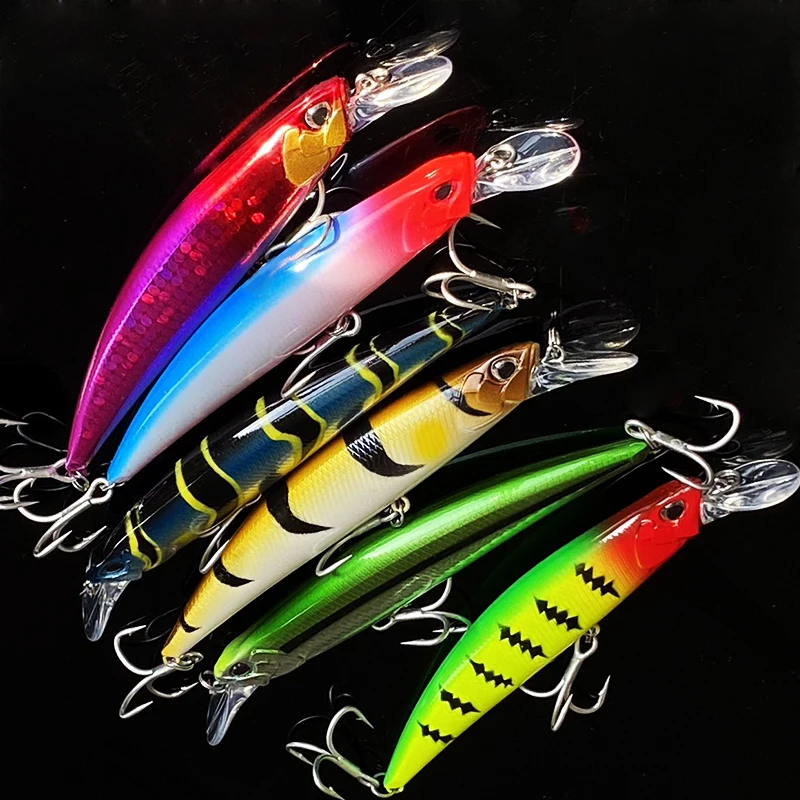 Señuelos de pesca Jerkbait de pececillo que se hunden, 110mm, 21g, tierra, agua salada, lubina, tiro largo, cebo duro Artificial, accesorios de pesca - imagen 2