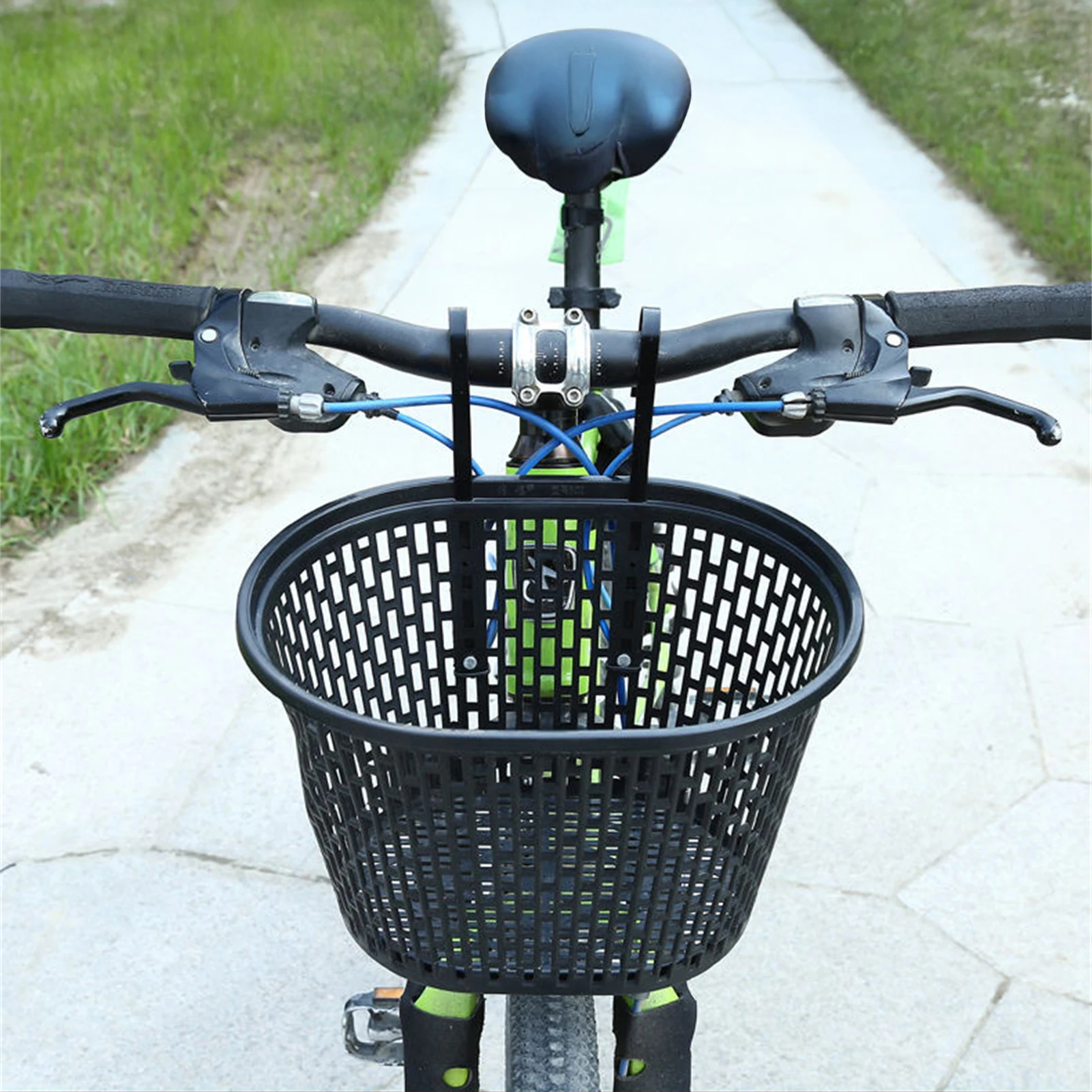 Cesta de malla para manillar de bicicleta – Ideal para niños y compra - imagen 3