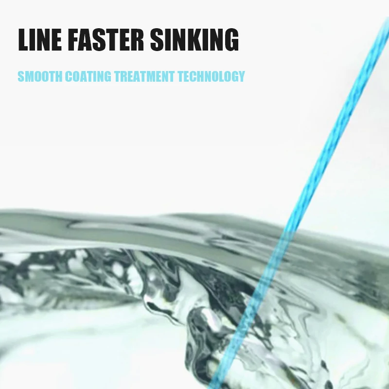 Topline-sedal Trenzado para Pesca en agua salada, 8 hebras, azul, 300M, 100% PE, 8-300lb - imagen 5