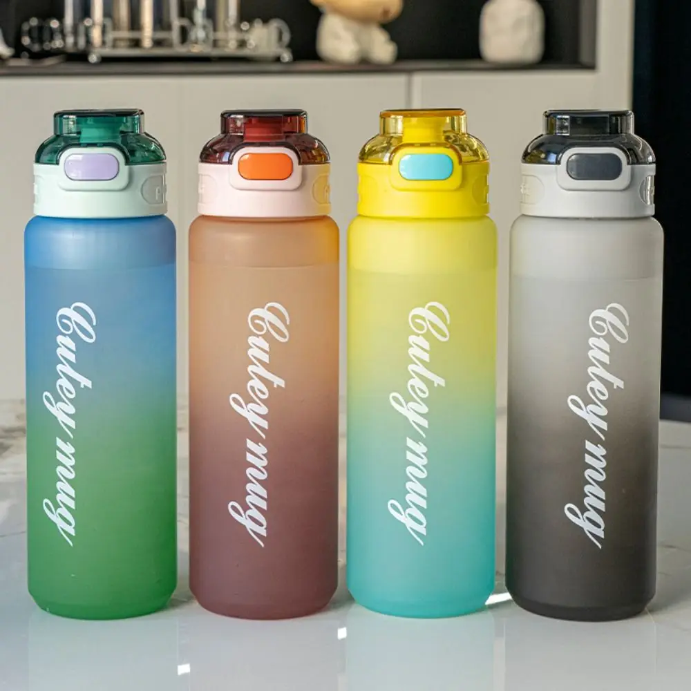 Hervidor deportivo con pajita, taza de agua graduada a prueba de fugas con pajita, a prueba de polvo, botella de agua portátil para Fitness, escalada, 2100ml - imagen 5