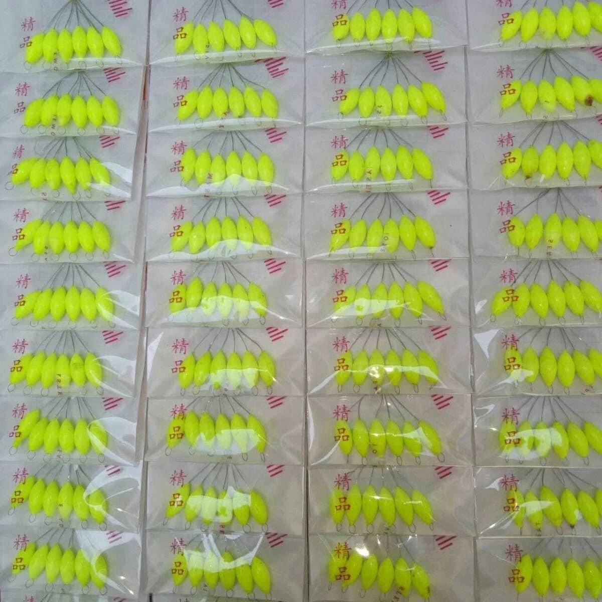 120 Uds (20 paquetes) flotador de siete estrellas flotador de pesca de carpa boyas de pesca de tamaño grande mediano pequeño corchos de pesca de agua dulce B558 - imagen 2