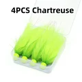 4pcs chartreuse
