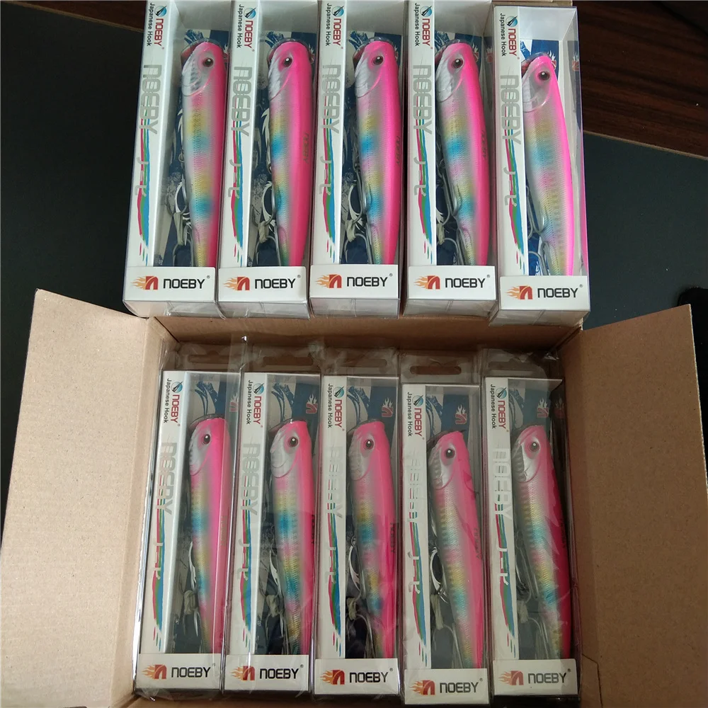 Señuelo de Pesca Testar de 140mm y 40g, cebo Popper flotante de fundición larga, Wobblers artificiales, cebo duro Topwater para Lucio, Pesca, 2 uds. - imagen 4