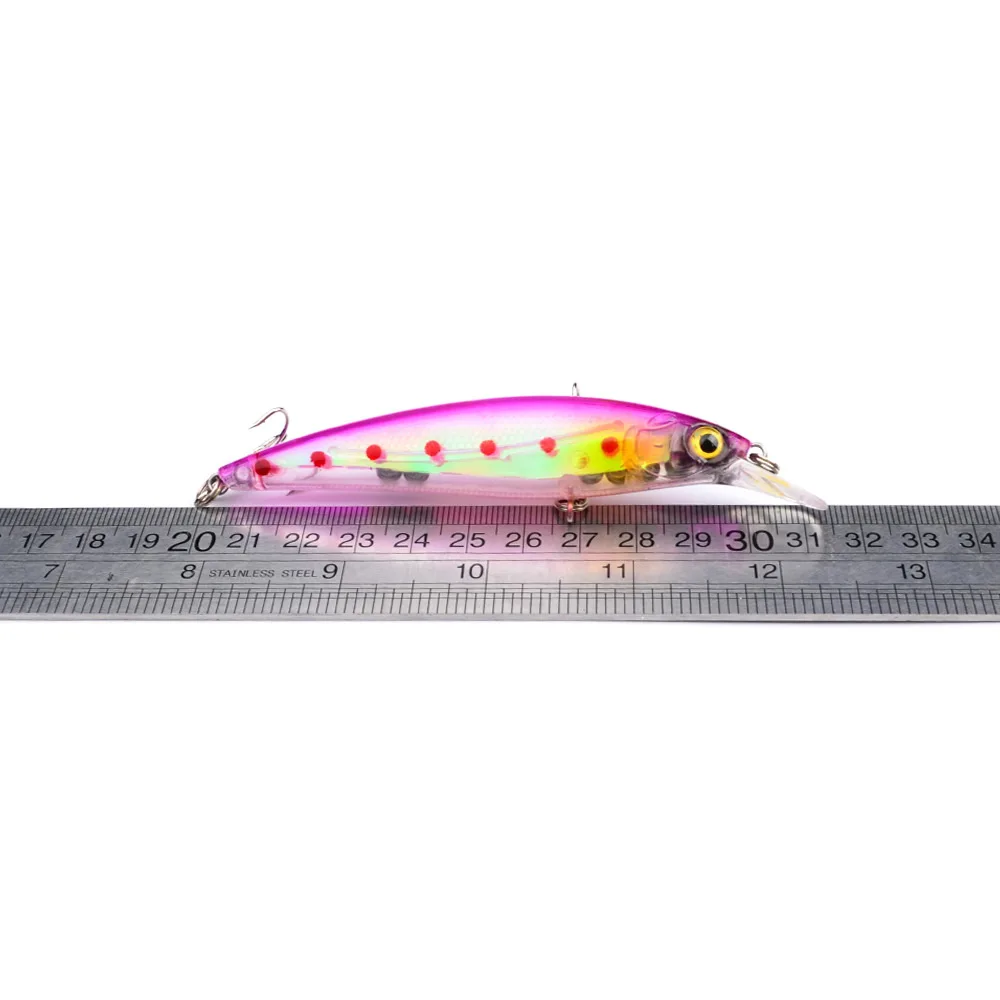 Señuelo Minnow flotante 11cm – Cebo duro tipo Crankbait para lubina - imagen 5