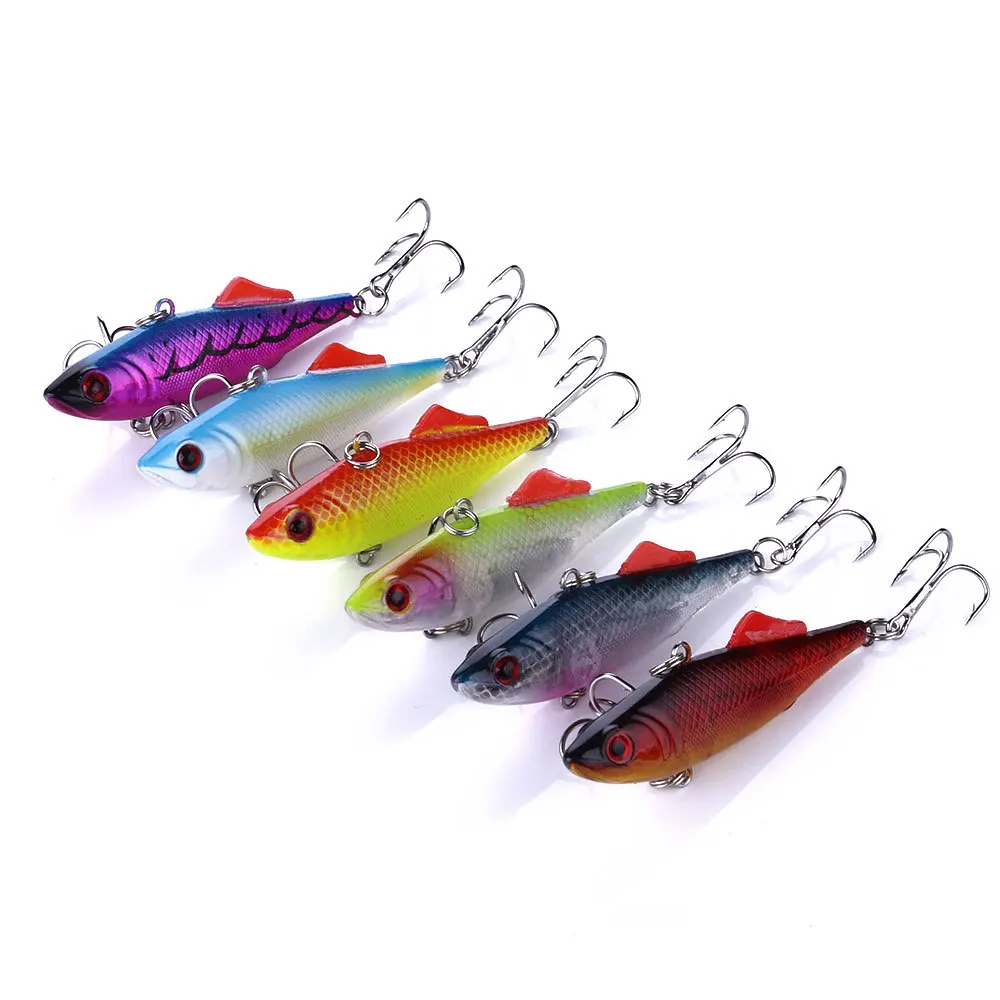 Señuelo de pesca piezas, cebo de cuchara VIB, 70mm, 16,5g, duro, Wobbler Isca, Artificial, Salmo - imagen 5