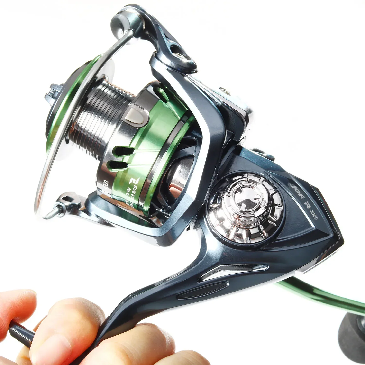 JOSBY-carrete giratorio de Pesca, accesorio de Metal, relación de engranaje 5,2: 1/4.7:1, rueda de carpa SIII-R Serie 2000-7000, aparejos de Pesca duraderos para agua salada - imagen 5