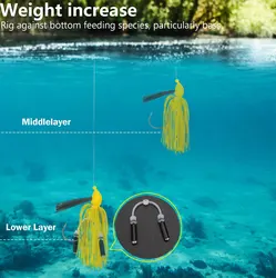 Faldas de silicona para señuelos de lubina – Accesorios pesca