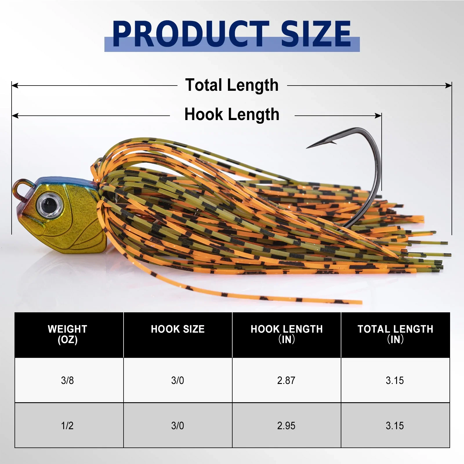 Cebo giratorio Goture – Spinner metálico para lubina y carpa 8cm - imagen 5