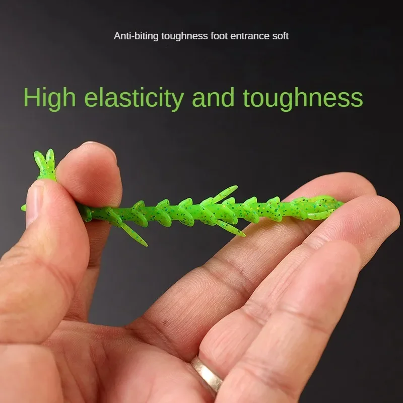 Cebo blando de lubina, cebo en forma de Camarón, sabor a pescado, 7CM, cebo imprescindible para Loyalist, buena postura de natación, gran tentación. - imagen 5